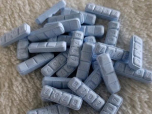 Blue Xanax Bar